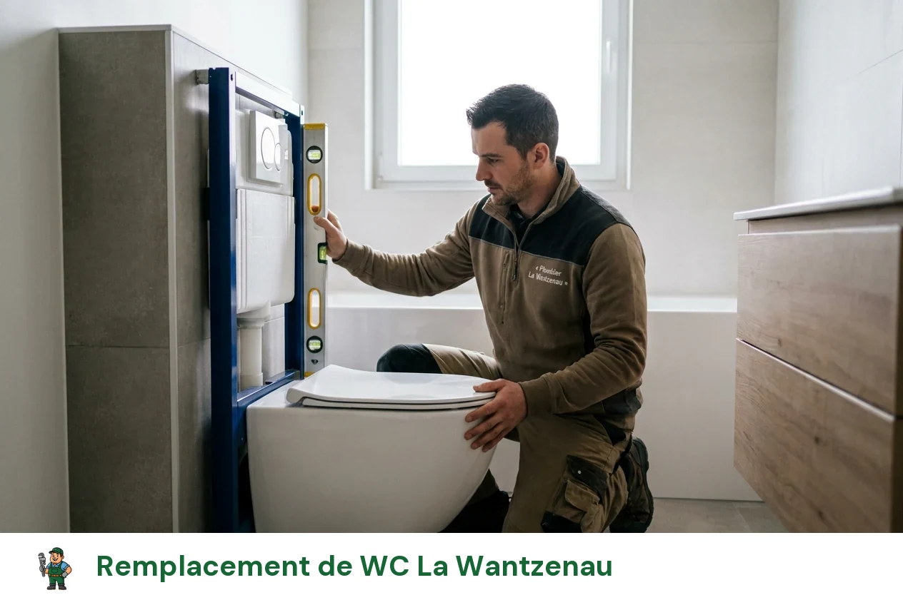 Remplacement de WC à La Wantzenau